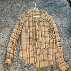 tan flannel